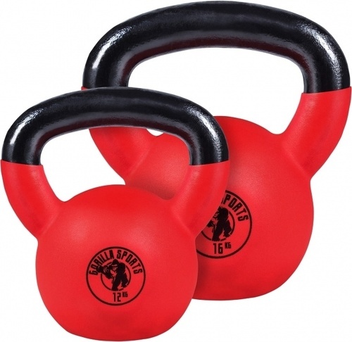 GORILLA SPORTS-Lot 12kg et 16kg - Kettlebell-1