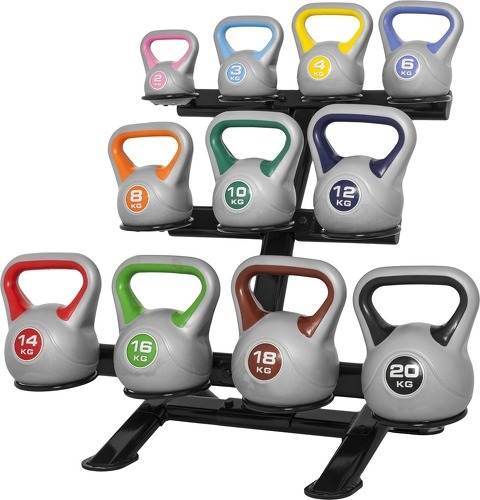 GORILLA SPORTS-Rack de rangement pour 11 kettlebells-1