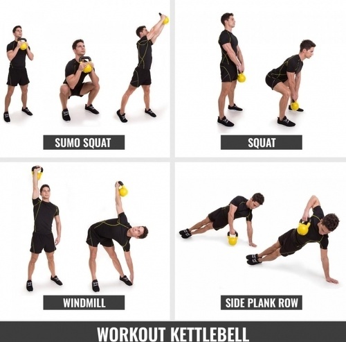 GORILLA SPORTS-STYLISH 2 à 20 kg - Kettlebells-3