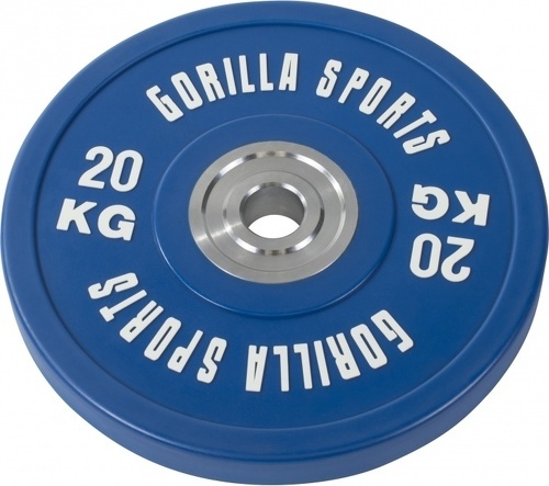 GORILLA SPORTS-Bumpers 20kg caoutchouc renforcé - Disques-0