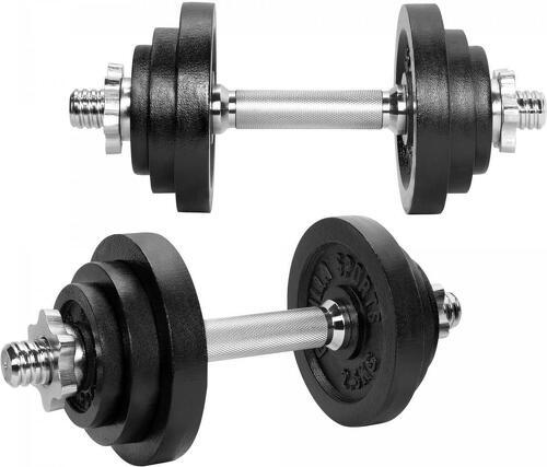 GORILLA SPORTS-Set d'haltères modulable 2 en 1 de 22 kg-3