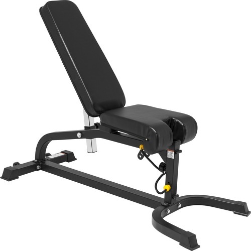 GORILLA SPORTS-Banc de musculation inclinable avec accessoires jambes/Curl-1