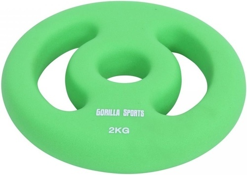 GORILLA SPORTS-Paire de disques à poignées Néoprène - De 2 x 1 à 2 x 5 KG-2