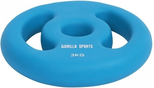 GORILLA SPORTS-Paire de disques à poignées Néoprène - De 2 x 1 à 2 x 5 KG-2