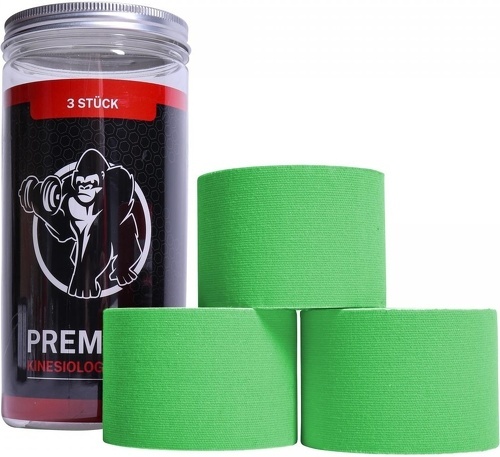 GORILLA SPORTS-Sets De 3 Bandes De Kinésiologie - 5 Cm-0