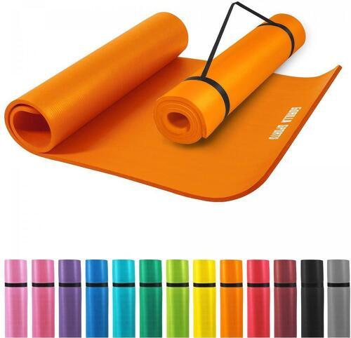 GORILLA SPORTS-Tapis en mousse grand - 190x100x1,5cm (Yoga - Pilates - sport à domicile)-image-1