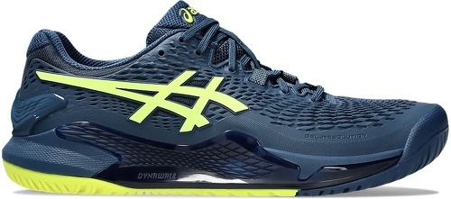 ASICS-Chaussure Homme Asics Gel Resolution 9 Bleu Jaune Toutes surfaces-0