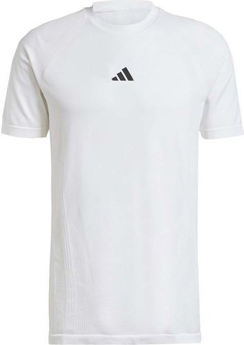 adidas-T-Shirt Adidas Londres Seamless Pro FreeLift Blanc-image-1