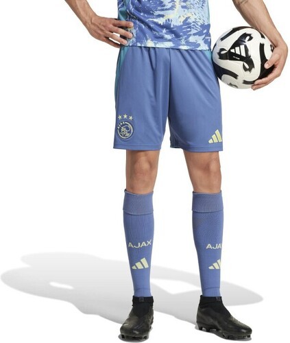 adidas-Short Ajax Amsterdam Extérieur Homme 2024/25 Bleu-4