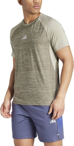 adidas Performance-T-shirt de training 3 bandes Gym+-2