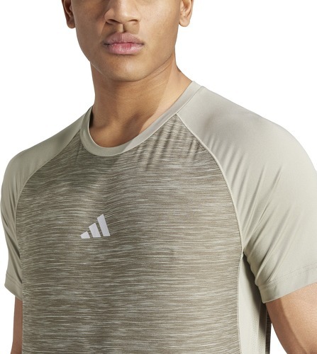 adidas Performance-T-shirt de training 3 bandes Gym+-4