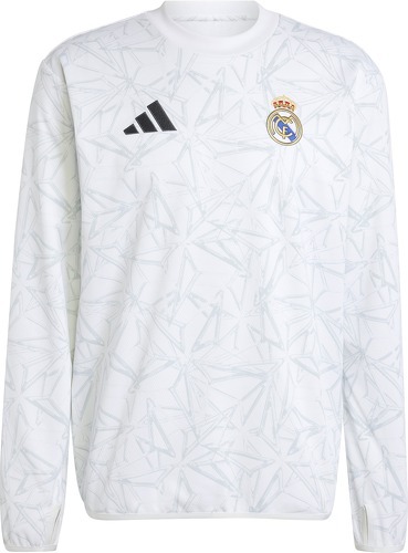 adidas-Maillot manches longues Prematch Real Madrid 2024/25-image-1