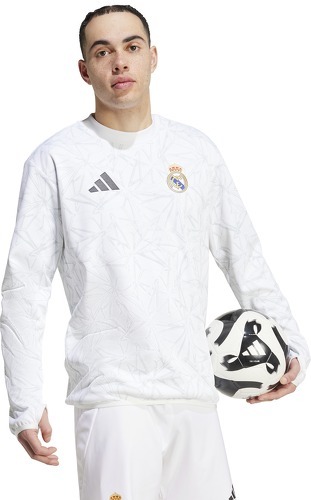 adidas-Maillot manches longues Prematch Real Madrid 2024/25-2