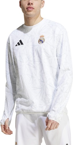 adidas-Maillot manches longues Prematch Real Madrid 2024/25-3