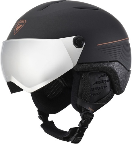 ROSSIGNOL-Casque De Ski / Snow Rossignol Fit Visor Impacts Photochr Blk Homme-0