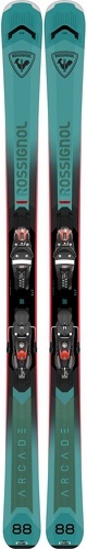 ROSSIGNOL-Pack Ski Rossignol Arcade 88 + Fixations Spx 12 Metrix Gw Vert Homme-0