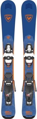 ROSSIGNOL-Pack Ski Rossignol Experience Pro Pre Drilled + Fixations Team 4 Gw Bleu Garçon-image-1