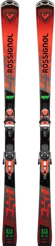 ROSSIGNOL-Pack Ski Rossignol Hero Elite St Ti Konect + Fixations Nx 12 Konect Gw Rouge Homme-0