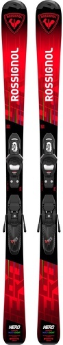 ROSSIGNOL-Pack Ski Rossignol Hero Jr Kid X + Fixations Kid 4 Gw Rouge Garçon-0