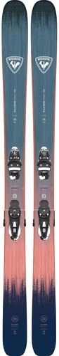 ROSSIGNOL-Pack Ski Rossignol Rallybird Soul 102 + Fixations Nx 12 Konect Gw Bleu Femme-0