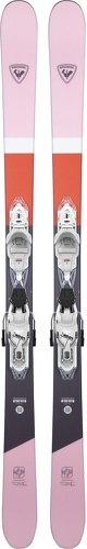 ROSSIGNOL-Pack Ski Rossignol Trixie + Fixations Xpress 10 Gw Rose Garçon-image-1