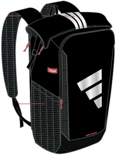 adidas Performance-BACKPACK MULTIGAME 3.4 BK/RD-0