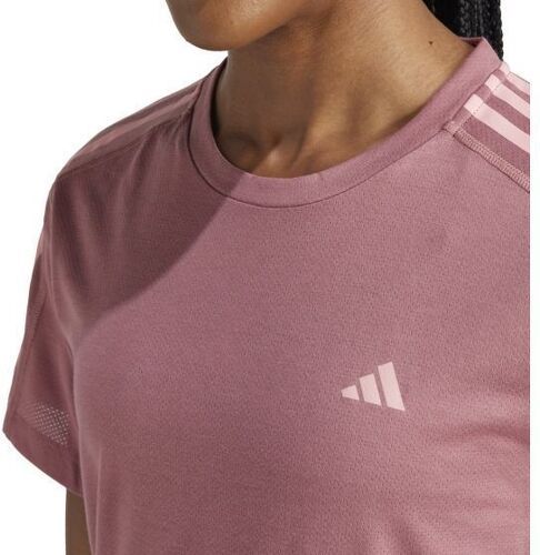 adidas Performance-Own The Run E 3 Stripes T-Shirt-3