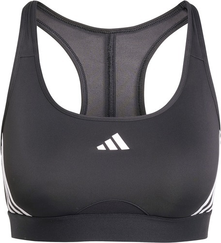 adidas Performance-Brassière de training 3 bandes Powerreact-0