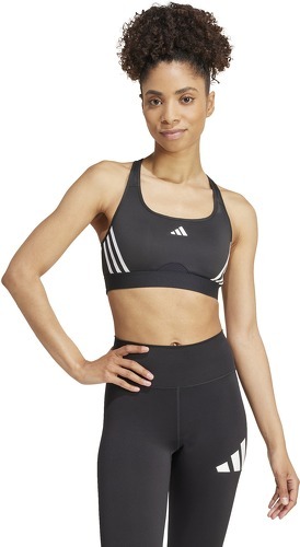 adidas Performance-Brassière de training 3 bandes Powerreact-1