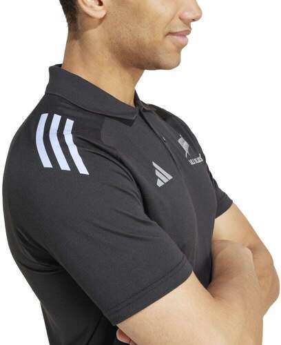 adidas Performance-Polo de rugby à manches courtes All Blacks-3