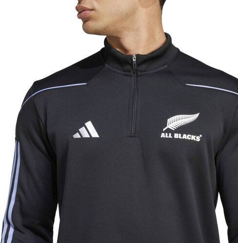 adidas Performance-Haut manches longues molleton chaud All Blacks AEROREADY-4