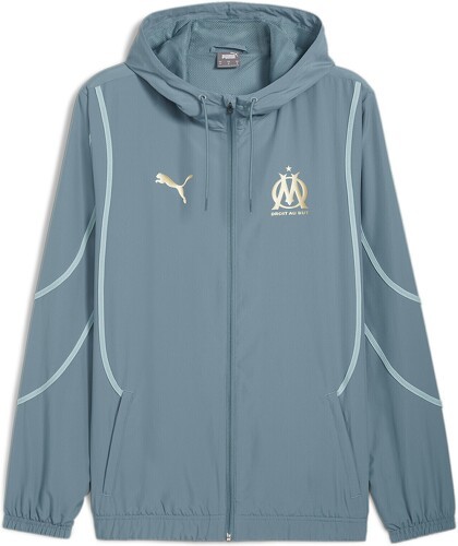 PUMA-Veste Tissée D’Avant Match Olympique De Marseille-0