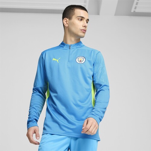 PUMA-Haut D'Entraînement À 1/4 Zip Manchester City-3