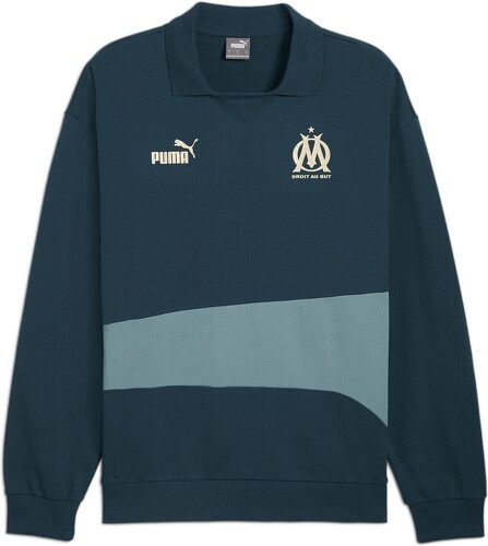 PUMA-Haut de survêtement ftblCULTURE+ Olympique de Marseille Homme-image-1