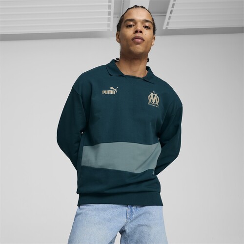 PUMA-Haut De Survêtement Ftblculture+ Olympique De Marseille-3