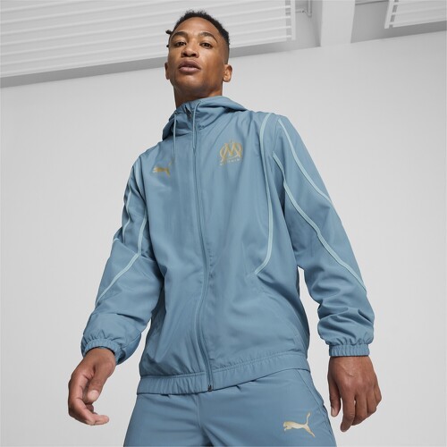 PUMA-Veste Tissée D’Avant Match Olympique De Marseille-3