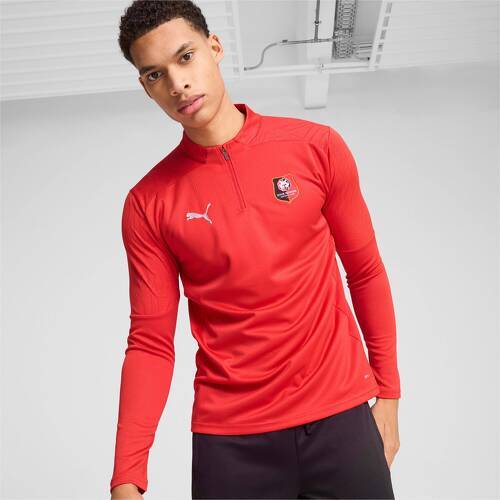 PUMA-Haut D'Entraînement 1/4 Zip Stade Rennais 2024/25-2