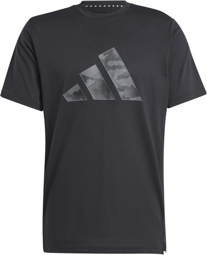 adidas Performance-T-shirt à logo graphique Train Essentials Camo-0