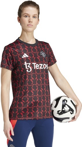 adidas Performance-Maillot Prematch femme Manchester United 2024/25-2