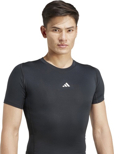 adidas Performance-T-shirt de training compression TECHFIT-4