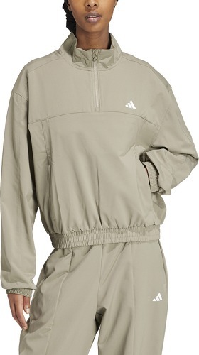 adidas-Sweatshirt 1/4 zip femme adidas Aeroready Essentials-3