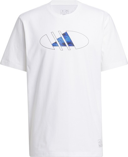 adidas-T-shirt adidas 2000s Logo Basketball Graphic-0