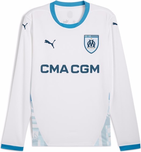 PUMA-PUMA OM MAILLOT DOMICILE LS 2024/2025-image-1