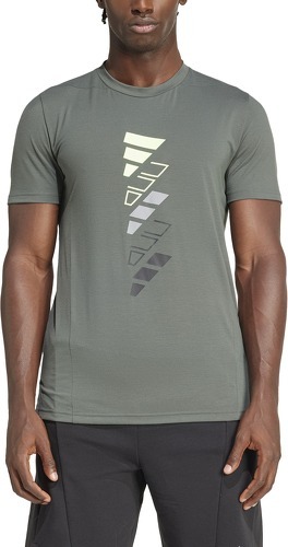 adidas Performance-T-shirt graphique AEROREADY Designed for Training Logo-3