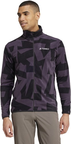 adidas Performance-Veste molleton entièrement zippée imprimée Terrex Multi-1