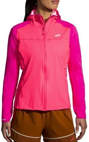 Brooks-High Point Waterproof Jacket donna XS High point waterproof jacket w hyper pink/fuchsia-image-1