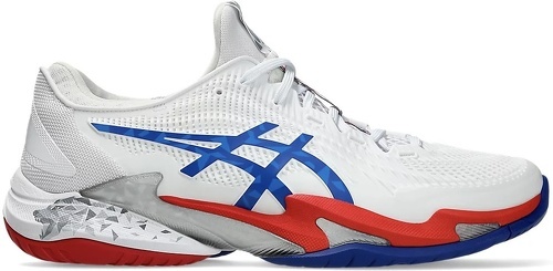 ASICS-Chaussure Homme Asics Court FF 3 Novak Blanc Bleu Toutes surfaces-0