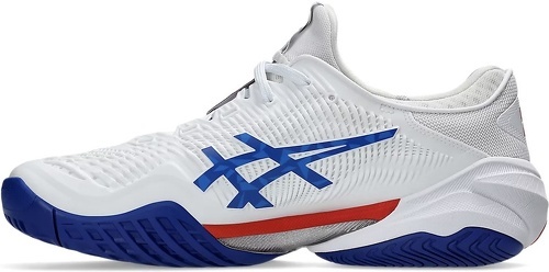 ASICS-Chaussure Homme Asics Court FF 3 Novak Blanc Bleu Toutes surfaces-1