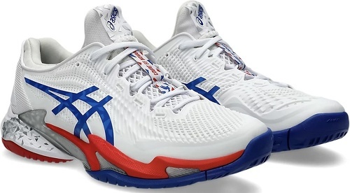 ASICS-Chaussure Homme Asics Court FF 3 Novak Blanc Bleu Toutes surfaces-3