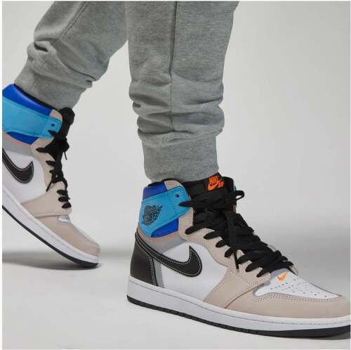 NIKE-Pantalon Jordan x PSG Fleece Gris-4